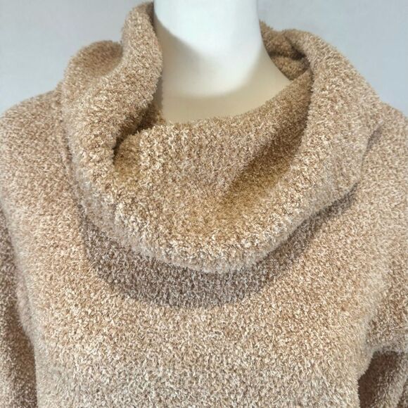Jessica Simpson super soft and fluffy tan teddy bear sweater size small - Picture 2 of 7